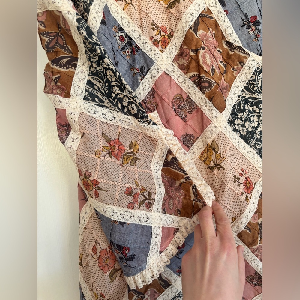 New Zimmermann Tallow Patchwork Lace Mini Dress I… - image 6